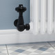 FAR-CR-TB-LS04 - Faringdon Traditional Thermostatic Radiator Valve - Textured Black (Corner TRV) FAR-CR-TB-LS04 - Faringdon Traditional Thermostatic Radiator Valve - Textured Black (Corner TRV)